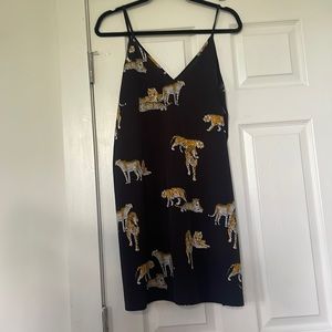 Tiger print dress